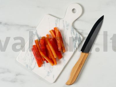 Keptas menkės filė po daržovių „šaliku“ Žingsnis 3