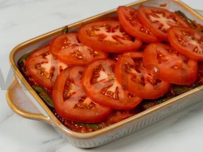 Keptas menkės filė po daržovių „šaliku“ Žingsnis 13