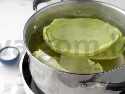 Kopūstai su „svečiais“ Žingsnis 2