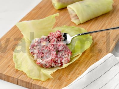 Kopūstai su „svečiais“ Žingsnis 7