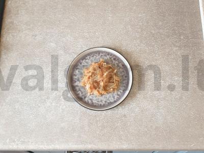 Avižinė košė be virimo su obuoliu ir raugintu pienu Žingsnis 2