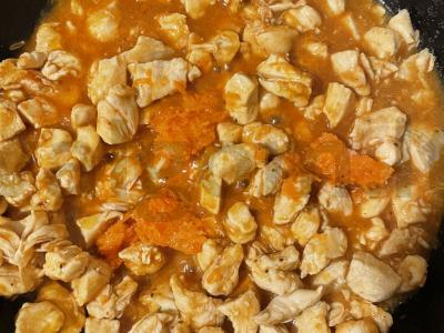 Vištienos filė guliašas Žingsnis 4