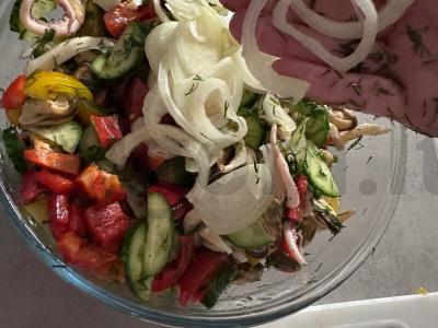 Jūros salotos Žingsnis 4