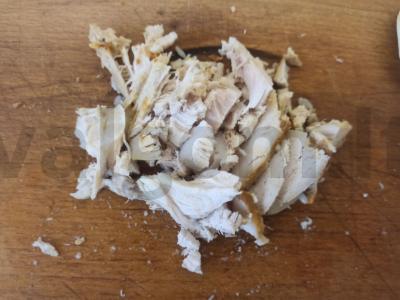 Ryžiai su virta vištiena ir cukinijų ikra Žingsnis 2