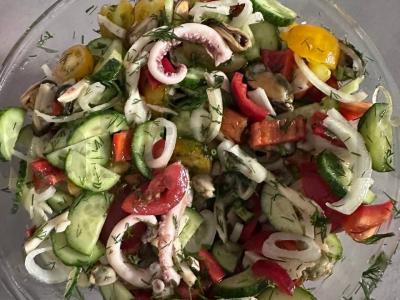 Jūros salotos Žingsnis 5