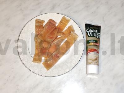 Užkandžių sumuštiniai „Gausa“ su silke Žingsnis 1