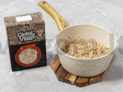 Kvinoja dubuo su avokadu ir marinuotais svogūnais Žingsnis 1