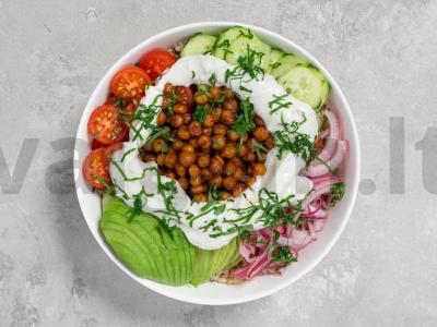 Kvinoja dubuo su avokadu ir marinuotais svogūnais Žingsnis 6