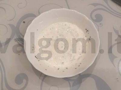 Kepta lašiša su bulvėmis ir grietine Žingsnis 7