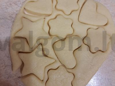 Sausainiai iš agurkų marinatų su soda Žingsnis 3