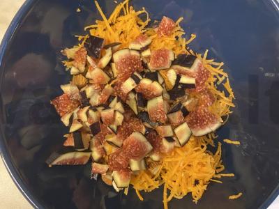 Salotas „Saldus morkų lizdelis“ Žingsnis 3