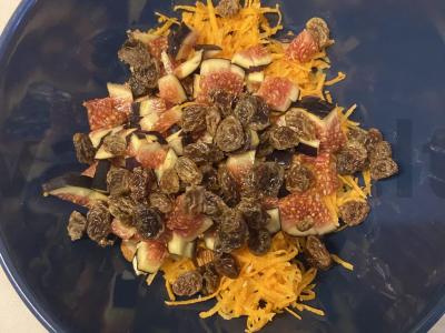 Salotas „Saldus morkų lizdelis“ Žingsnis 4