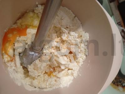 Varškės vafliai su margarinu Žingsnis 8