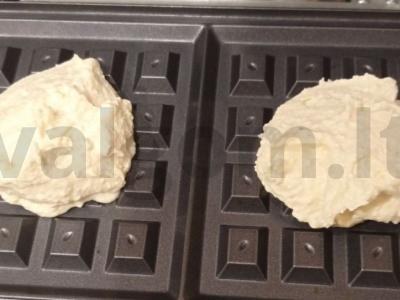 Varškės vafliai su margarinu Žingsnis 9