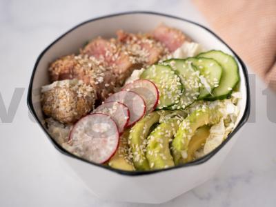 Poke dubuo su tunu ir avokadu Žingsnis 16