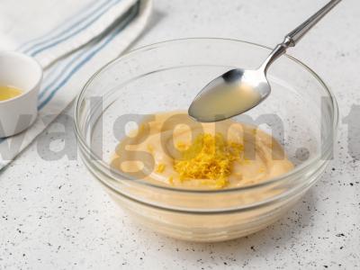 Citrininis šokoladinis keksiukas Žingsnis 4