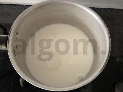 Pieno gėrimas „Matcha-latte“ Žingsnis 1