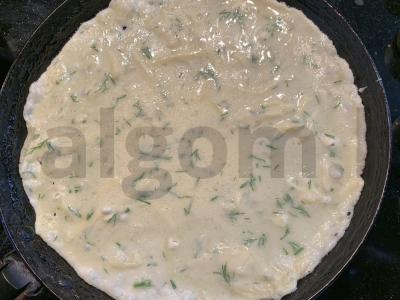 Blynai su kefyru, sūriu ir žolelėmis Žingsnis 5