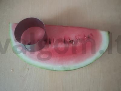 Vaisių kanapė Žingsnis 1