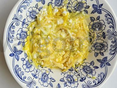 Omletas su cukinija ir sūriu Žingsnis 3