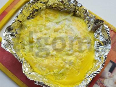 Omletas su cukinija ir sūriu Žingsnis 5