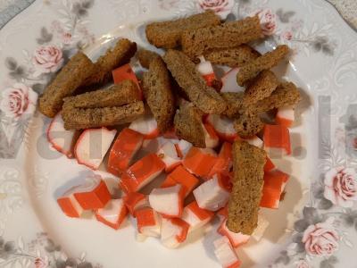 Šventinis salotas su alyvuogėmis Žingsnis 1