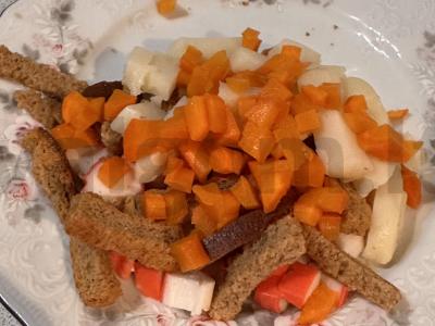 Šventinis salotas su alyvuogėmis Žingsnis 3