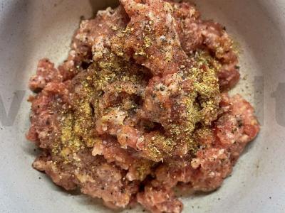 Bulvių ir faršo apkepas orkaitėje Žingsnis 1