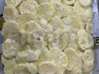 Bulvių ir faršo apkepas orkaitėje Žingsnis 4