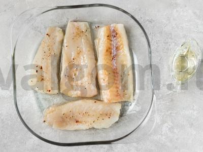 Menkių filė su sūriu orkaitėje Žingsnis 6