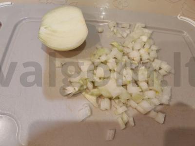 Užkandis „Grybų tartaletė“ Žingsnis 1