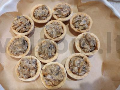 Užkandis „Grybų tartaletė“ Žingsnis 10