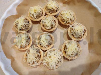 Užkandis „Grybų tartaletė“ Žingsnis 12