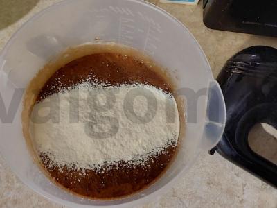 Sūrio ir vyšnių brownies Žingsnis 5