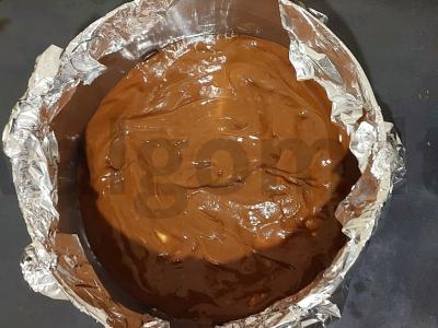 Sūrio ir vyšnių brownies Žingsnis 6