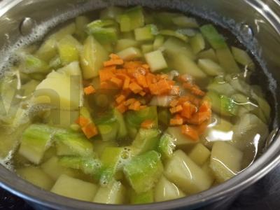 Cukinijų tyrė sriuba per 50 minučių Žingsnis 3