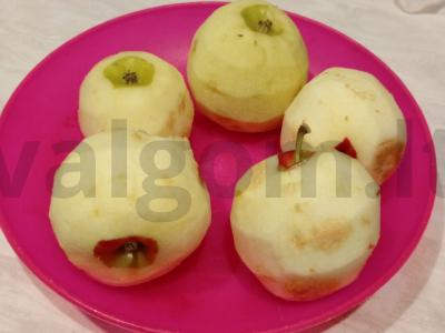 Obuolių sluoksniai Žingsnis 2