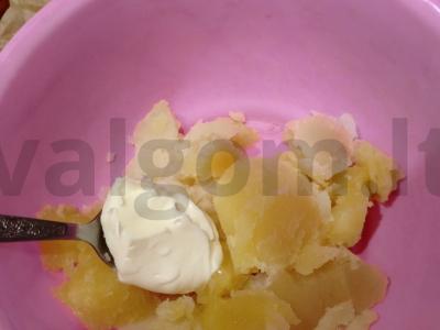 Bulvytė, įdaryta bekonu Žingsnis 8