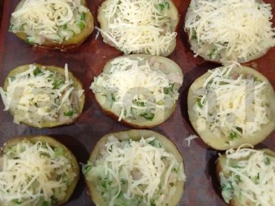 Bulvytė, įdaryta bekonu Žingsnis 12