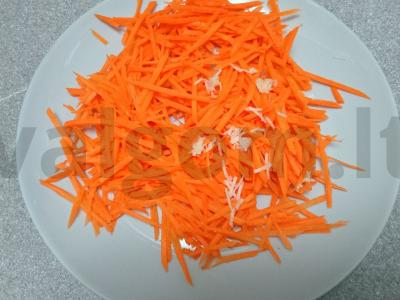 Korėjietiška salotos su koraliniais grybais Žingsnis 2