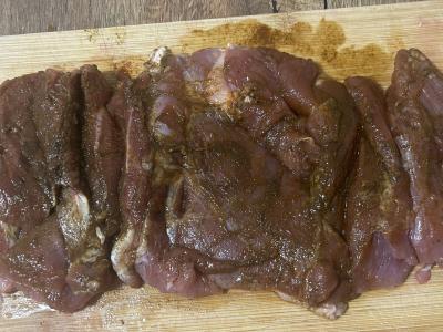 Indėnų šlaunies mėsos ritinys orkaitėje Žingsnis 3