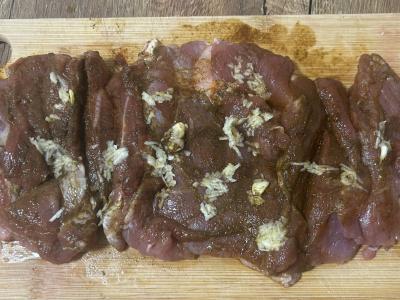 Indėnų šlaunies mėsos ritinys orkaitėje Žingsnis 4