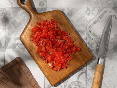 Salsa padažas prie traškučių Žingsnis 1