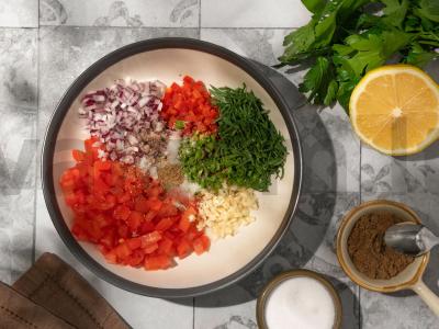 Salsa padažas prie traškučių Žingsnis 3