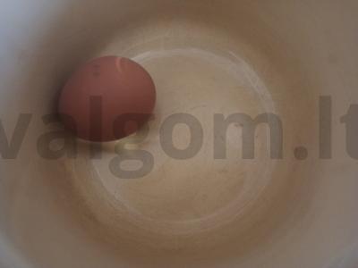 Grikių košė su keptu faršu ir vištienos kiaušiniu Žingsnis 5