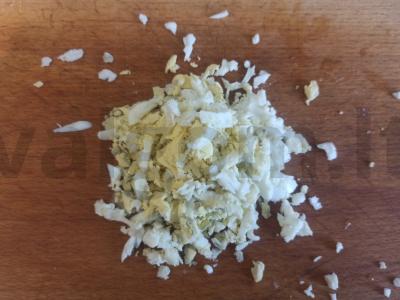 Grikių košė su keptu faršu ir vištienos kiaušiniu Žingsnis 6