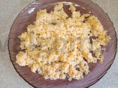 Kiaulienos kotletai su kviečių kruopų garnyru Žingsnis 7