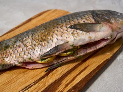 Žuvis garuose Žingsnis 2