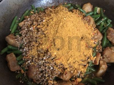 Grikių košė su kiauliena Žingsnis 8