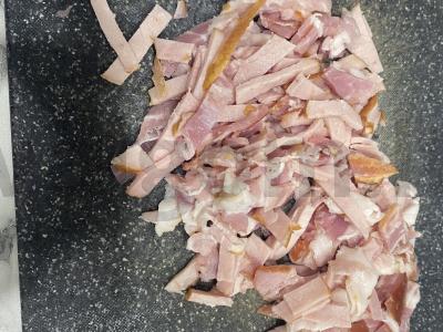 Sūrio makaronai su bekonu Žingsnis 2